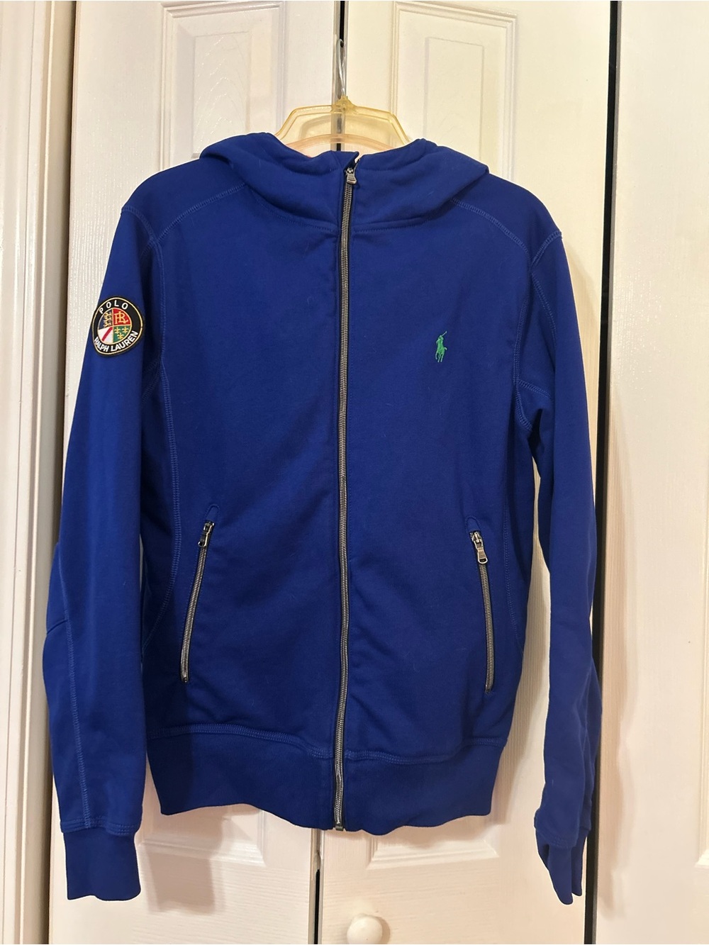Ralph Lauren Crest Cookie Patch Hoodie Jacket
